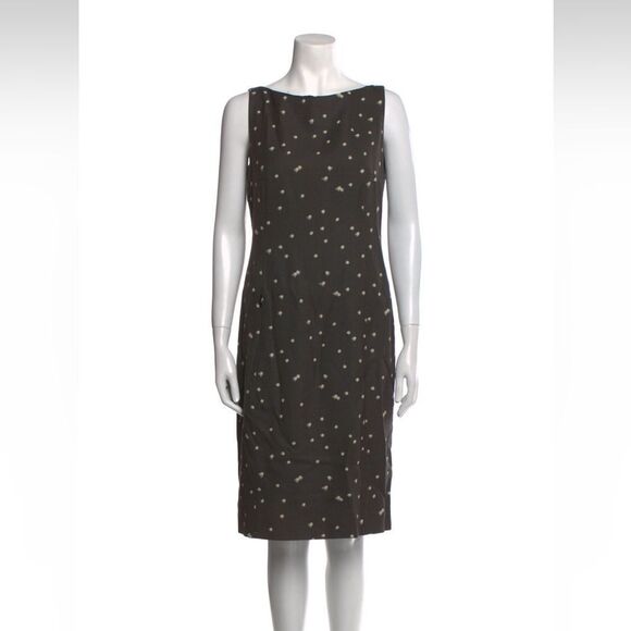 Akris Punto Polka Dot Print Knee Length Dress 8 - Picture 1 of 12